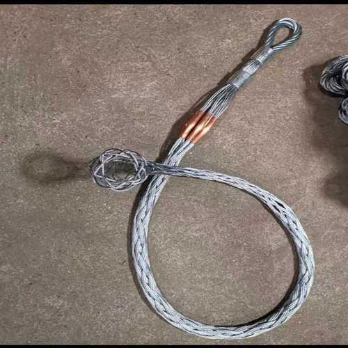 加强型电缆网套绝缘导线钢芯铝绞线双头网套旋转连接器钢丝绳网罩
